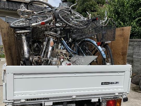 足立区で自転車の処分方法|不用品回収の本丸